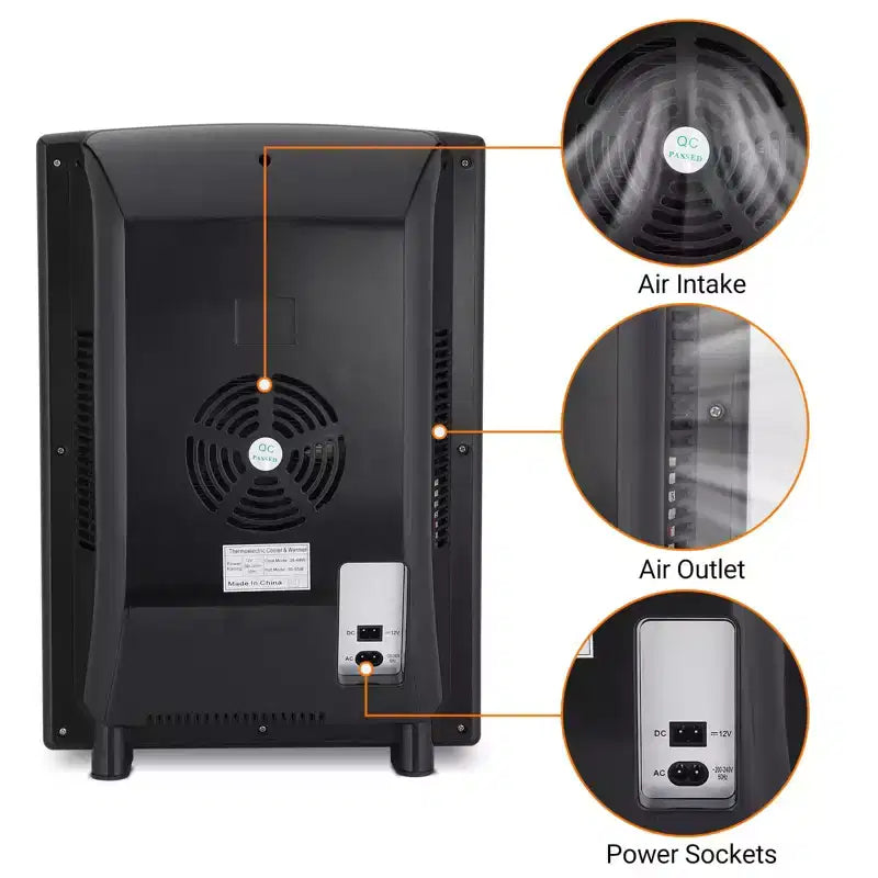 Incubatrice per rettili, incubatrice per uova da cova da 25 litri - Temperatura controllata 10°C-60°C, incubatrice digitale portatile 12V/110V per piccoli rettili