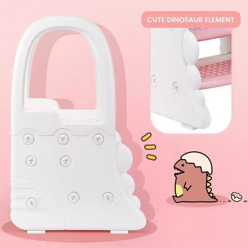 Sgabello per bambini a 2 gradini con corrimano, sgabello antiscivolo per lavandino del bagno, per l'addestramento al vasino, sgabello sicuro per il bancone della cucina, design a doppia altezza