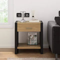 Christopher Knight Home Toriel Rustic Nightstand with 1 Drawer and Lower Shelf