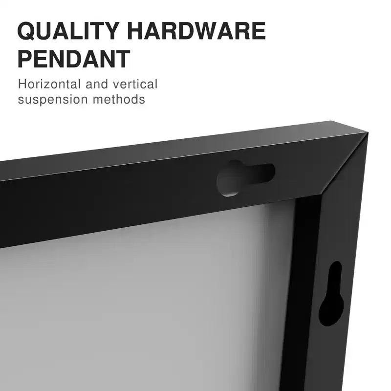 MAYEERTY Specchio Pensile Lega di Alluminio Bordo Sottile Angolo Retto Oro 39x30x1in Bifacciale