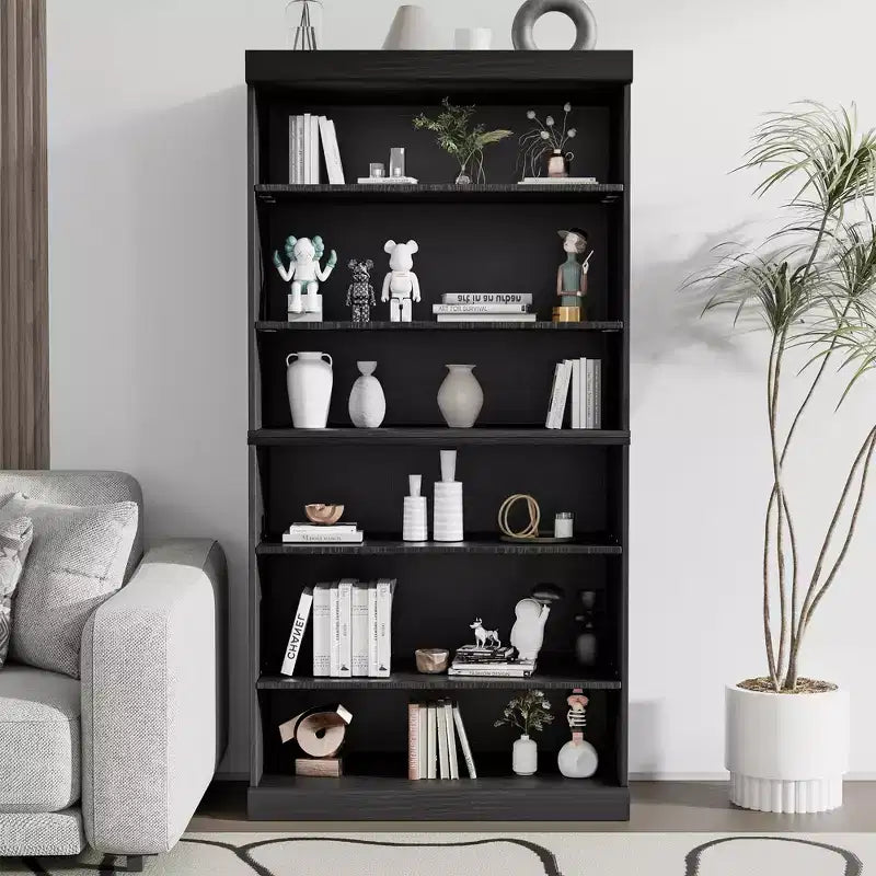 MAYEERTY Mobiletto Contenitore da Terra, Armadietto Decorativo in Legno per Casa, Ufficio, Piccoli Spazi, Nero, 31*31*16 pollici