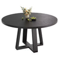 Round Dining Table for 4, 47 Inches Dining Room Table, Circle Kitchen Tables for Dining Room, Kitchen, Living Room(Table Only)