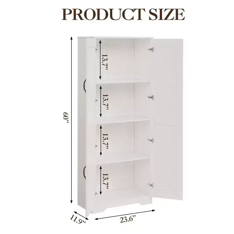 Mobile Contenitore Rustico, Armadi Dispensa per Cucina, Grande Credenza Alta Indipendente, Organizzatori Dispensa Alimentare, per Soggiorno, Camera da Letno, Bagno