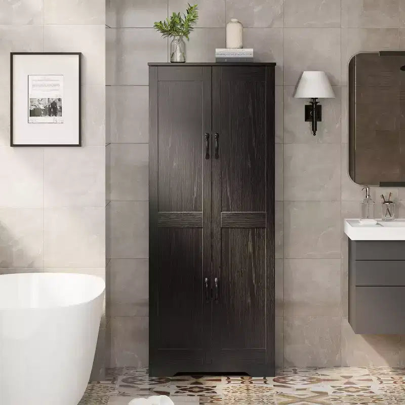 Mobile Contenitore Rustico, Armadi Dispensa per Cucina, Grande Credenza Alta Indipendente, Organizzatori Dispensa Alimentare, per Soggiorno, Camera da Letno, Bagno