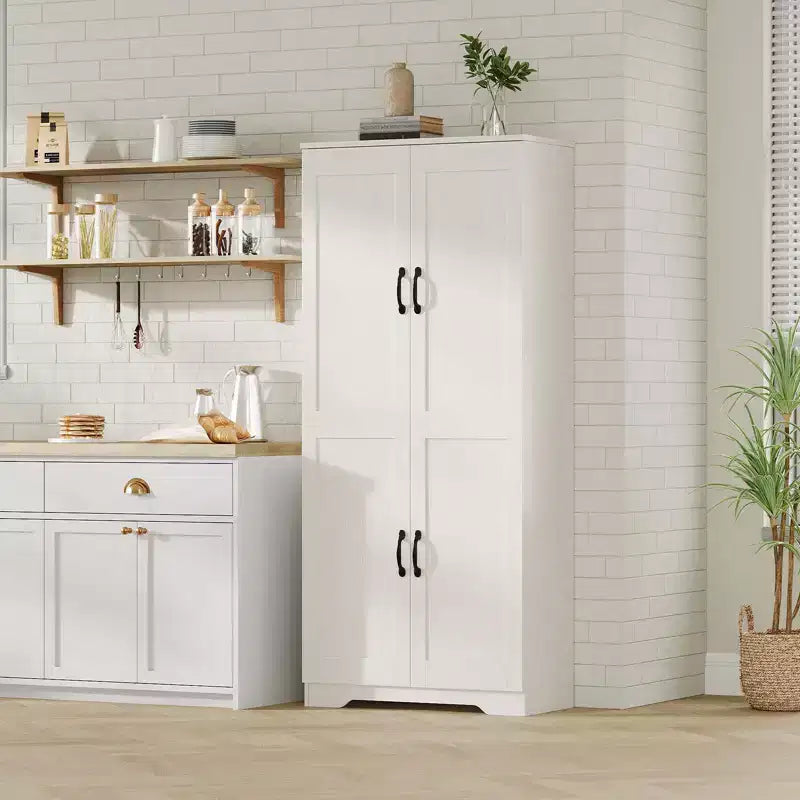 Mobile Contenitore Rustico, Armadi Dispensa per Cucina, Grande Credenza Alta Indipendente, Organizzatori Dispensa Alimentare, per Soggiorno, Camera da Letno, Bagno