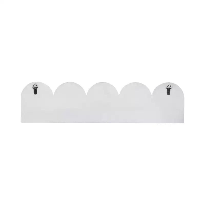 Appendiabiti da Parete con Ganci - Organizer da Ingresso Boho in Legno e Metallo - Contenitore Decorativo Pensile per Casa, Ufficio, Camera da Letto, Soggiorno