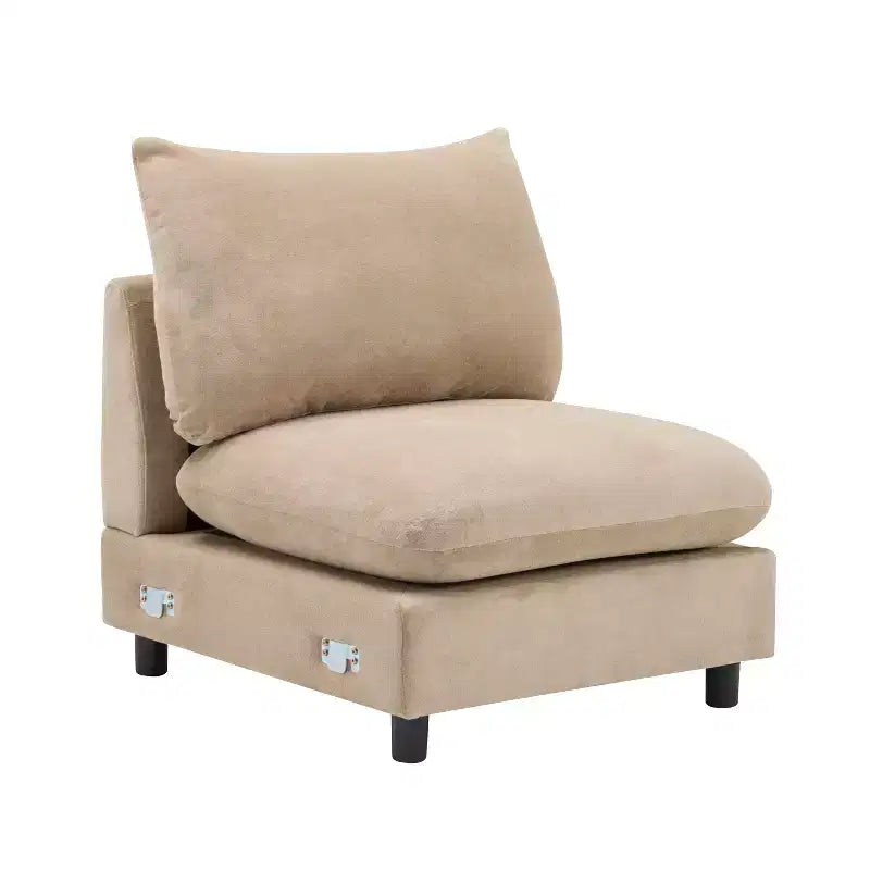 Divano componibile imbottito moderno a 3 posti Christopher Knight Home Acker 99.5