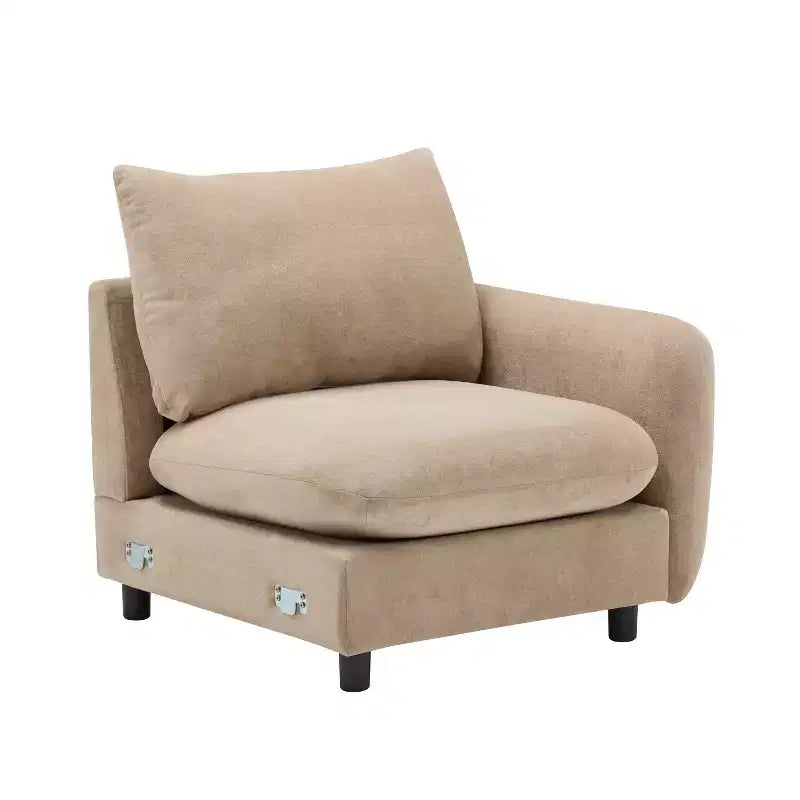 Divano componibile imbottito moderno a 3 posti Christopher Knight Home Acker 99.5