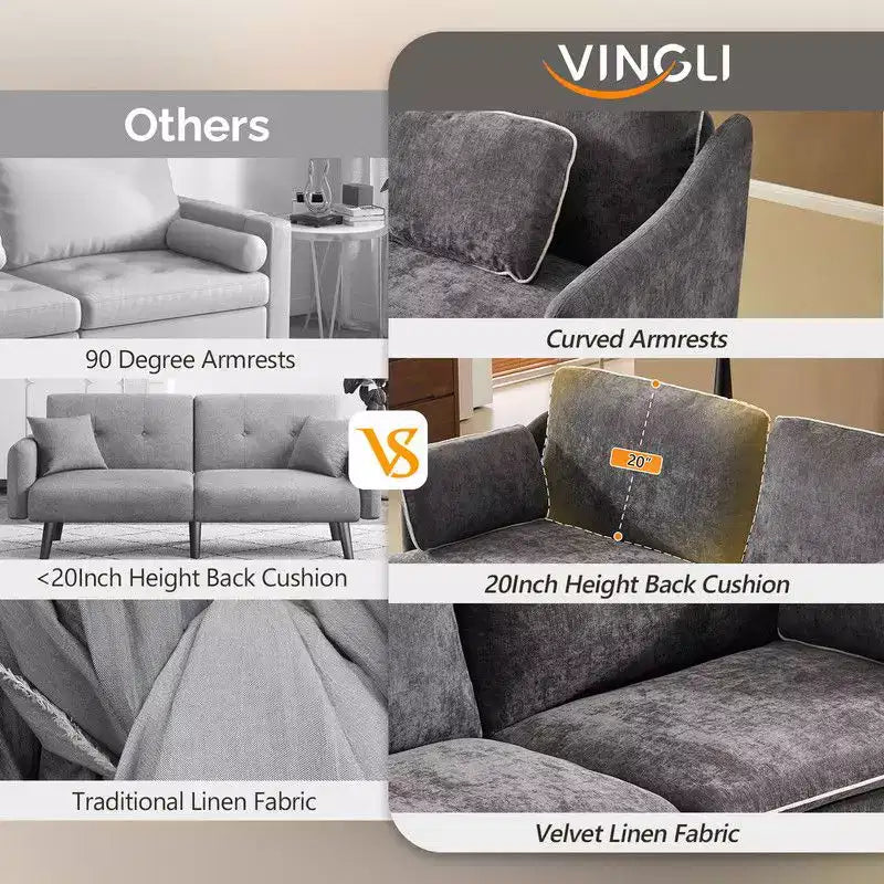 Karl Home | Divanetto Transizionale Cuscini a T Bordati & Mistolino