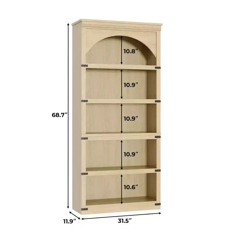 68 Armadietto pensile alto, librerie e scaffali a 6 ripiani, scaffali portaoggetti da terra, mobili per la casa per camera da letto, soggiorno, ufficio
