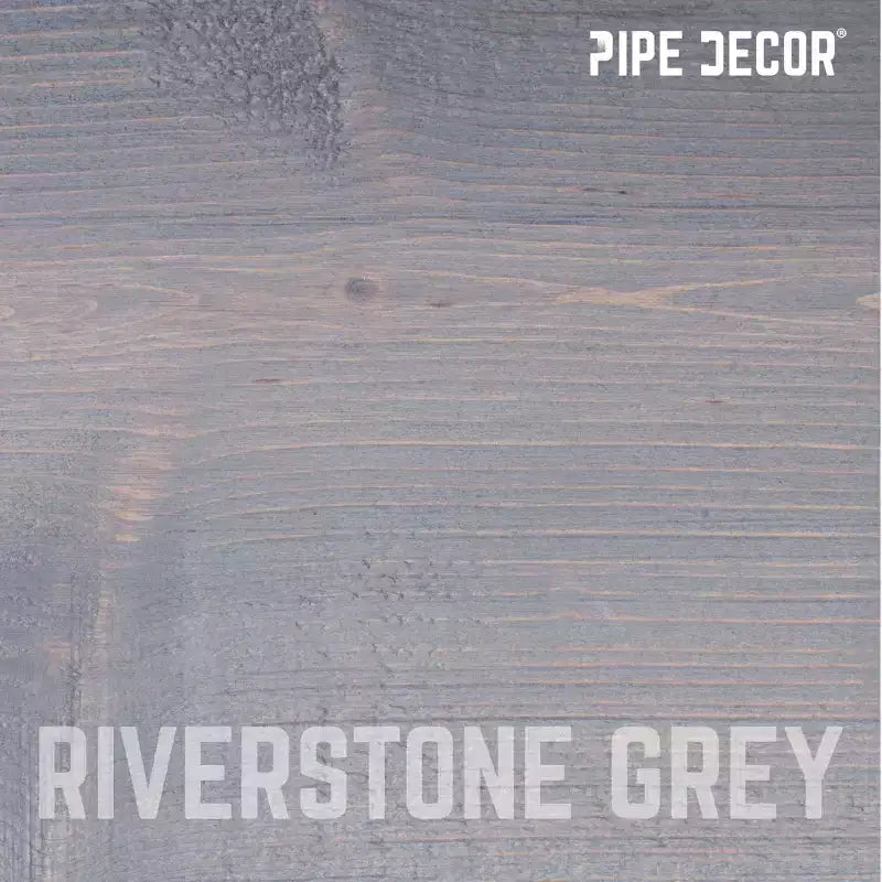 RESTORE Riverstone Grey Mensole in legno da 24 pollici (solo legno) di Pipe Decor