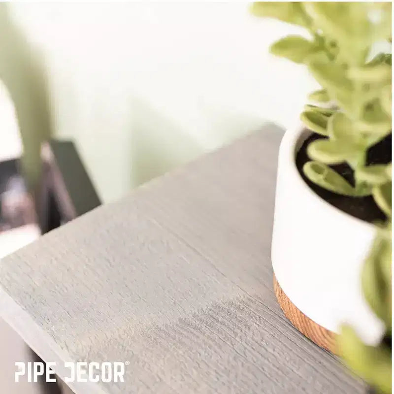 RESTORE Riverstone Grey Mensole in legno da 24 pollici (solo legno) di Pipe Decor
