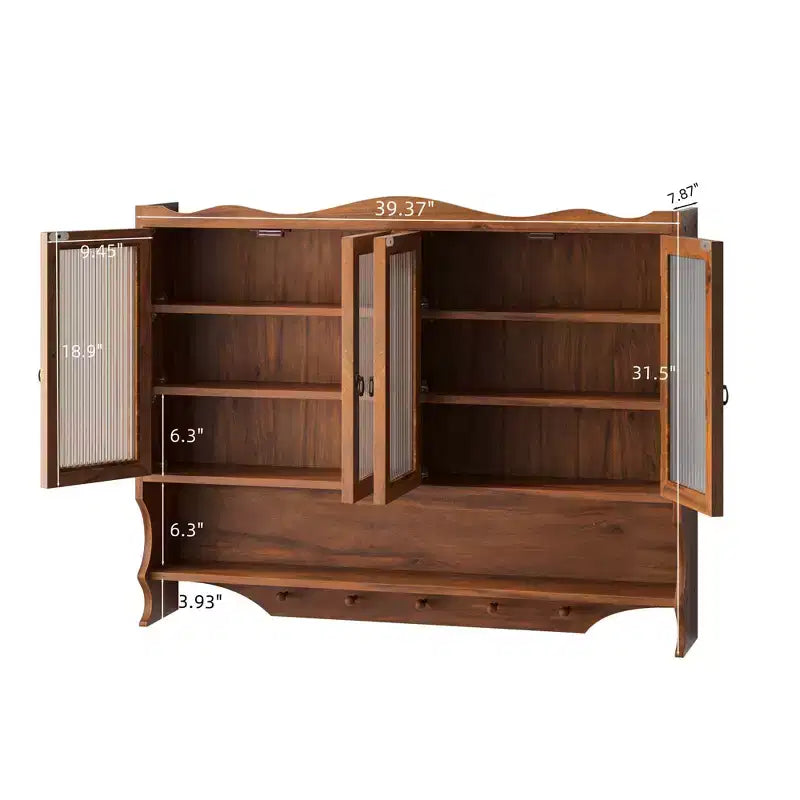 Mobiletto da Parete Stile Retrò Mobiletto per Medicinali Mobiletto da Bagno - ModernLuxe