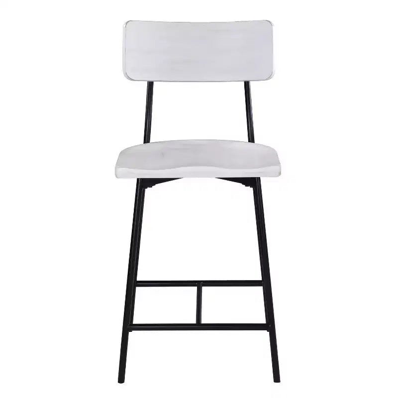 Sgabelli da bancone moderni GDFStudio Malik in legno e metallo