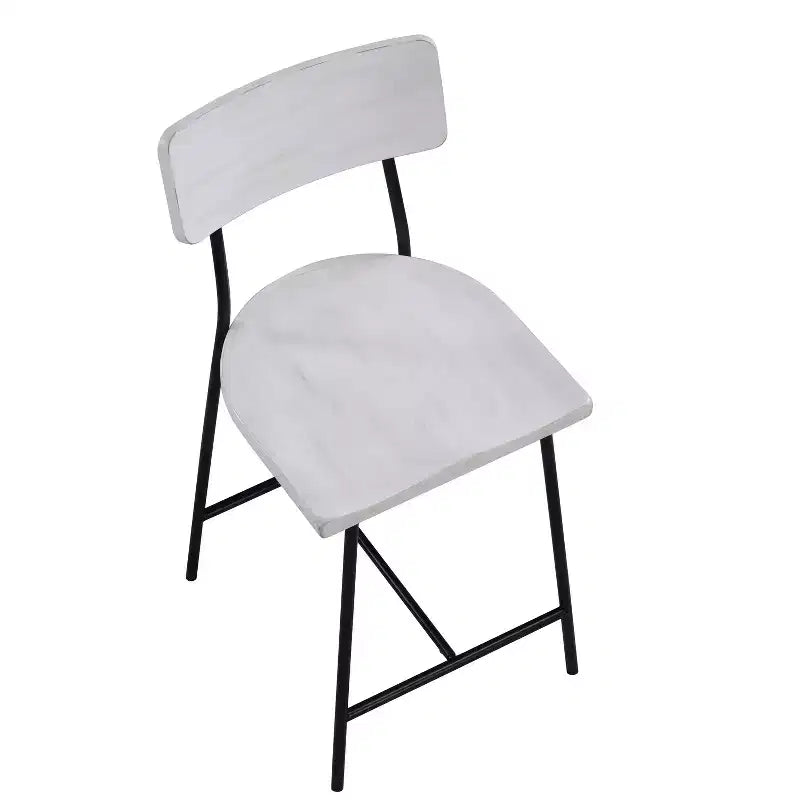 Sgabelli da bancone moderni GDFStudio Malik in legno e metallo