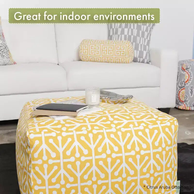 Majestic Home Goods,Pouf Ottomano Ellie