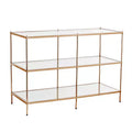 Knox Console Table - Clear/Gold - SEI