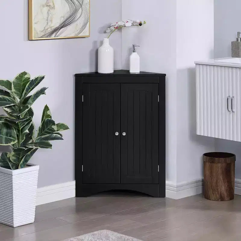 MAYEERTY Sideboard Cabinet Corner Cabinet Free Standing Storage Cabinet for Living Room Bathroom Kitchen