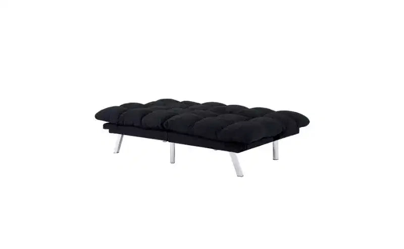 Okak Divano Letto Moderno in Velluto a Coste Convertibile con Schienale e Braccioli Regolabili, Divano Futon Imbottito per Soggiorno, Appartamento