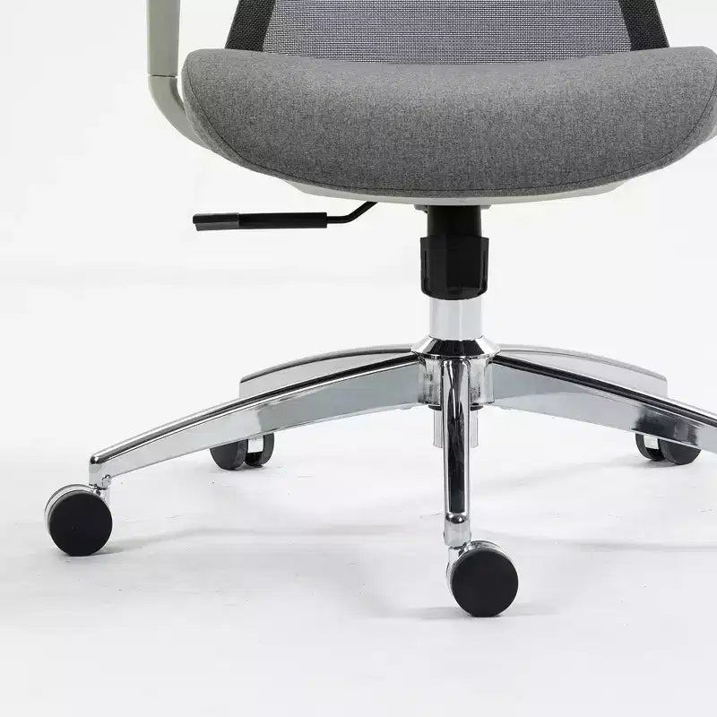 Sedia da ufficio con schienale alto in rete traspirante con braccioli regolabili 3D - Sedia da ufficio regolabile con comfort e stabilità Nera