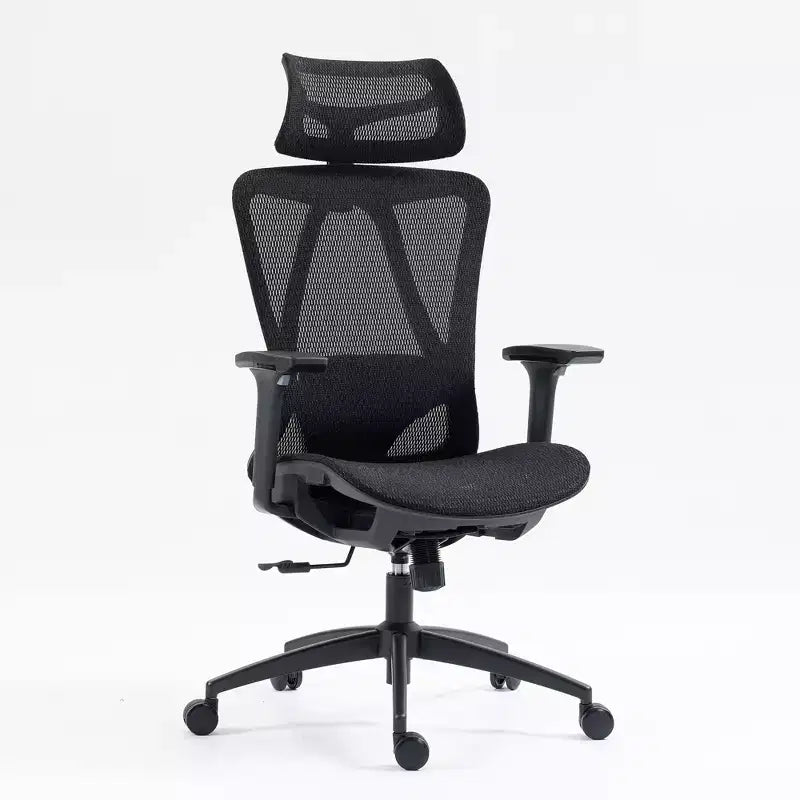 High Back Breathable Mesh Office Chair with 3D Adjustable Armrests - Adjustable Office Chair with Comfort and Stability Black
