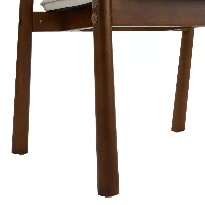 Christopher Knight Home Olena, sedie da pranzo moderne in legno di gomma imbottite con schienale curvo (set da 2)