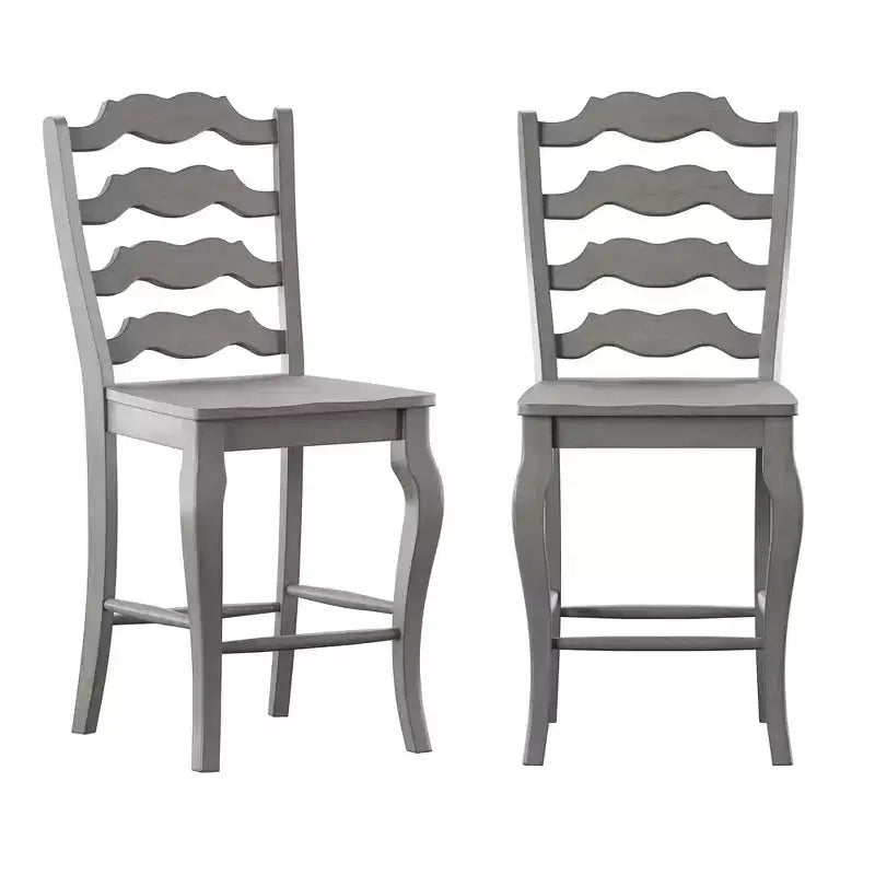 Sgabelli da bancone South Hill French Ladder - Set di 2 - iNSPIRE Q