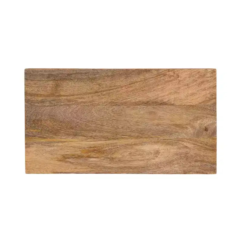 Tavolino flottante in legno Kate and Laurel Reid con vano a giorno, 18x10x9, Naturale