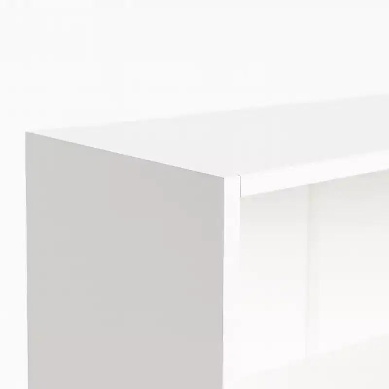 Scaffale a 5 ripiani con armadietto - Libreria aperta a 5 ripiani con kit di sicurezza antiribaltamento per soggiorno, ufficio e camera da letto