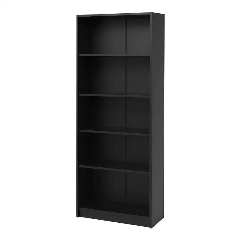 Scaffale a 5 ripiani con armadietto - Libreria aperta a 5 ripiani con kit di sicurezza antiribaltamento per soggiorno, ufficio e camera da letto