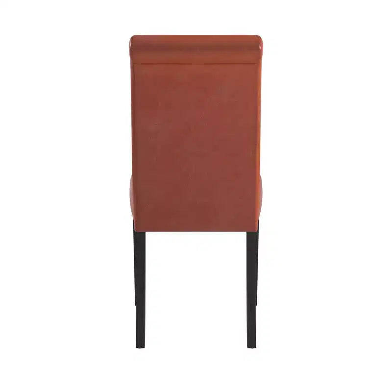 Salido, sedia da pranzo imbottita in similpelle (set da 2) - iNSPIREQ