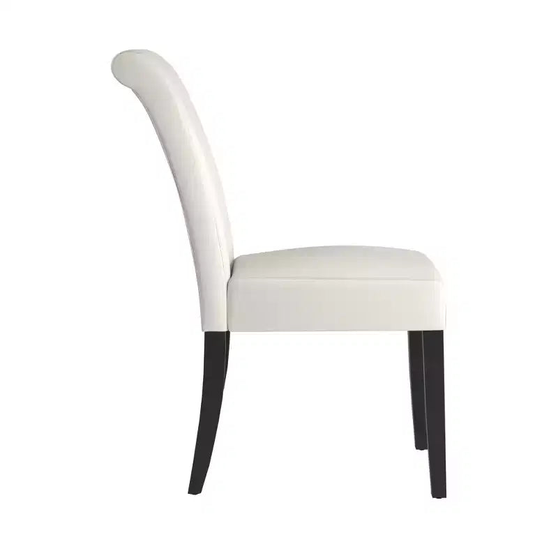 Salido, sedia da pranzo imbottita in similpelle (set da 2) - iNSPIREQ