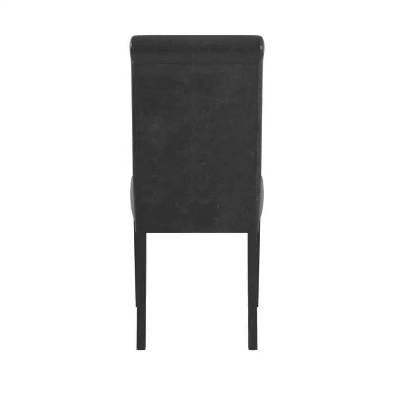 Salido, sedia da pranzo imbottita in similpelle (set da 2) - iNSPIREQ