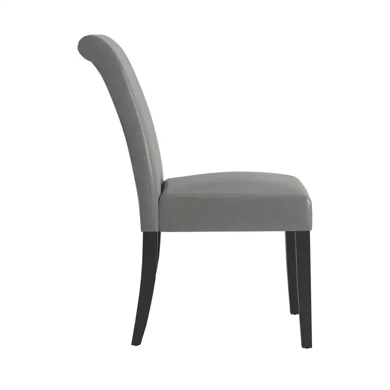 Salido, sedia da pranzo imbottita in similpelle (set da 2) - iNSPIREQ