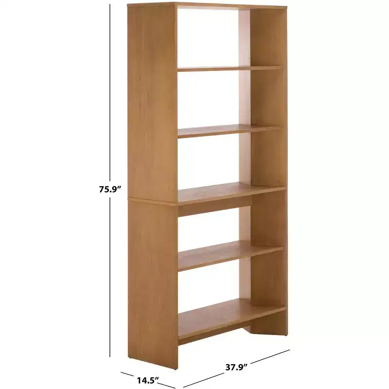 Libreria a 5 ripiani Christina - Naturale - SEI