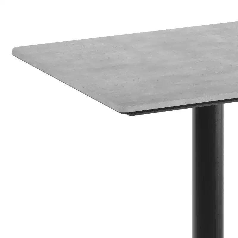 Flash Furniture Piano del tavolo Acadia con tecnologia TopGuard HPL e base a X altezza tavolo
