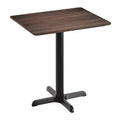 Flash Furniture Piano del tavolo Acadia con tecnologia TopGuard HPL e base a X altezza tavolo