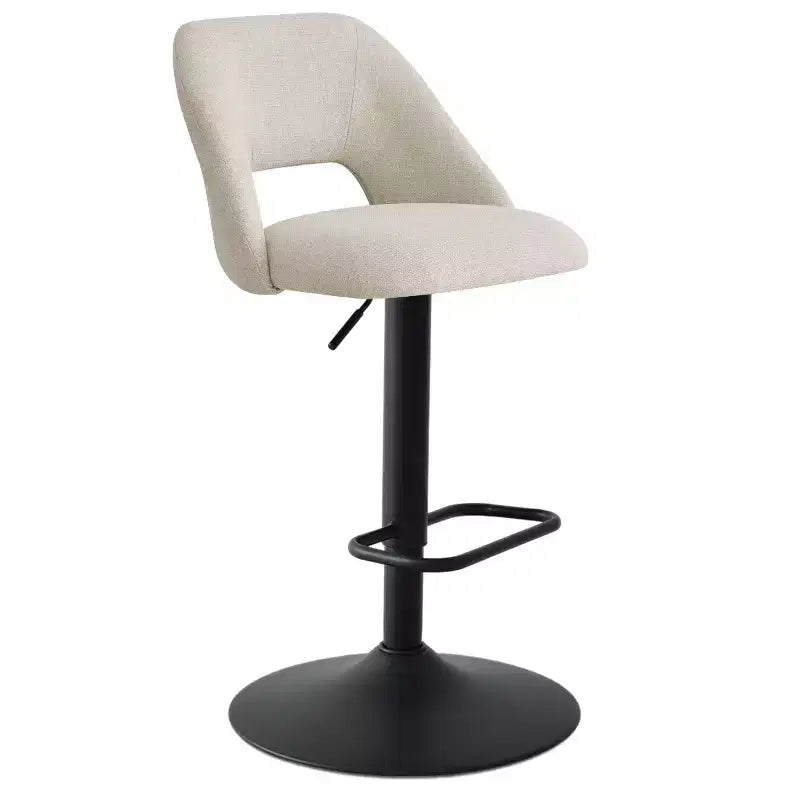 Set di 2 sgabelli da bar girevoli con schienale, sgabelli da bancone regolabili in altezza da 60,96 a 81,28 cm con seduta imbottita per isola cucina - Panipeachy