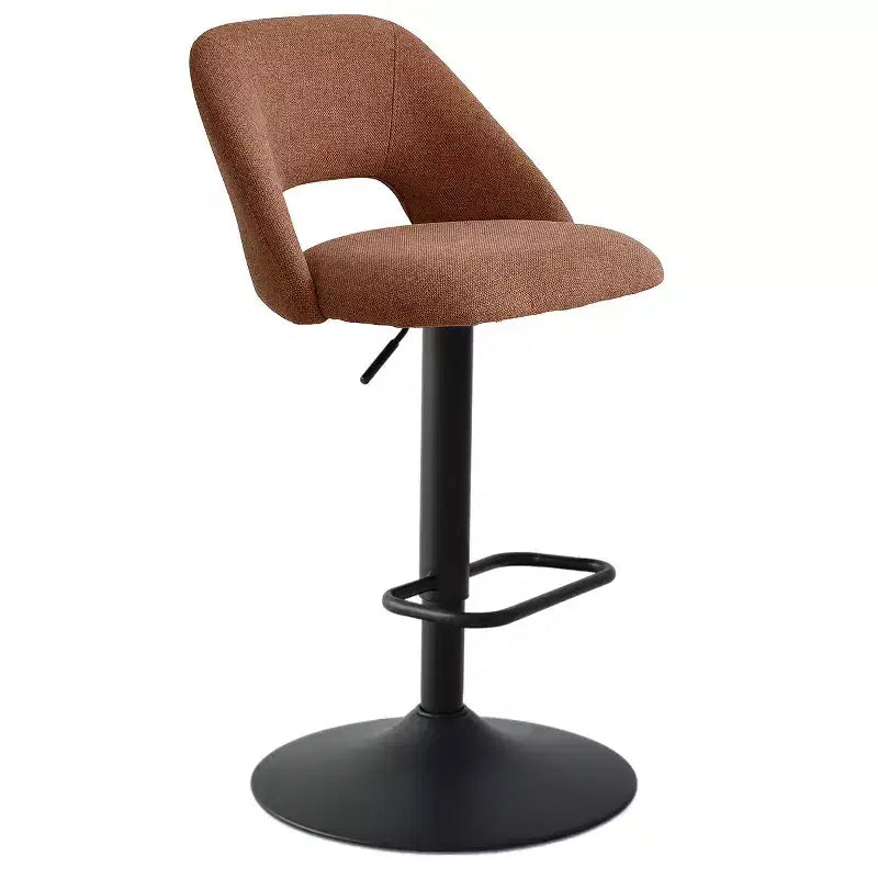 Set di 2 sgabelli da bar girevoli con schienale, sgabelli da bancone regolabili in altezza da 60,96 a 81,28 cm con seduta imbottita per isola cucina - Panipeachy