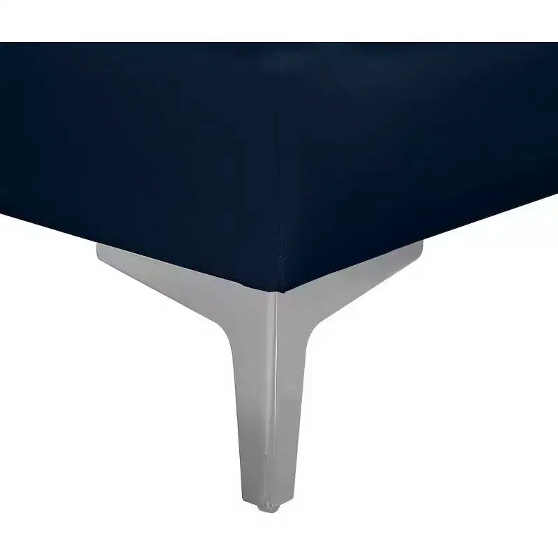 Divano modulare Meridian Furniture Alina in velluto blu marino