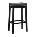 Padded Saddle Seat Barstool Hardwood - Linon