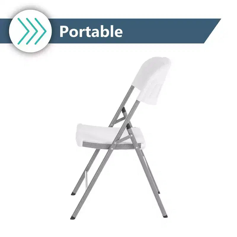Sedia Pieghevole in Resina Peakform Bianco Sporco