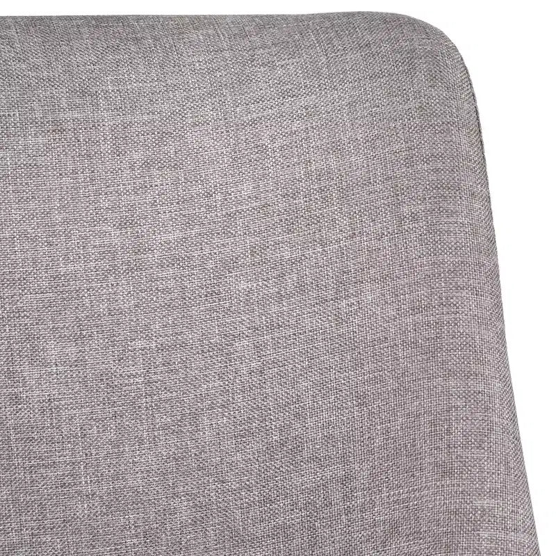 Lifestorey Set di 2 Sgabelli da Bar Girevoli da 24" Derby ad Altezza Bancone Noce/Grigio
