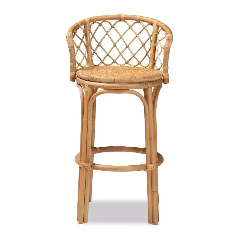 Sgabello da bar Orchard Rattan Naturale/Marrone - bali & pari