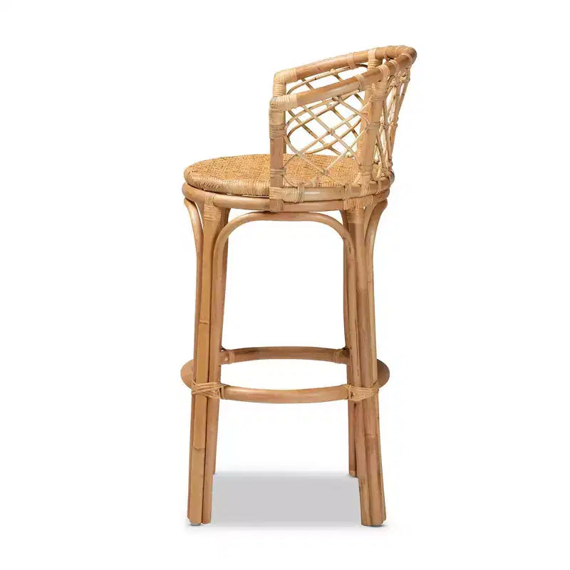 Sgabello da bar Orchard Rattan Naturale/Marrone - bali & pari