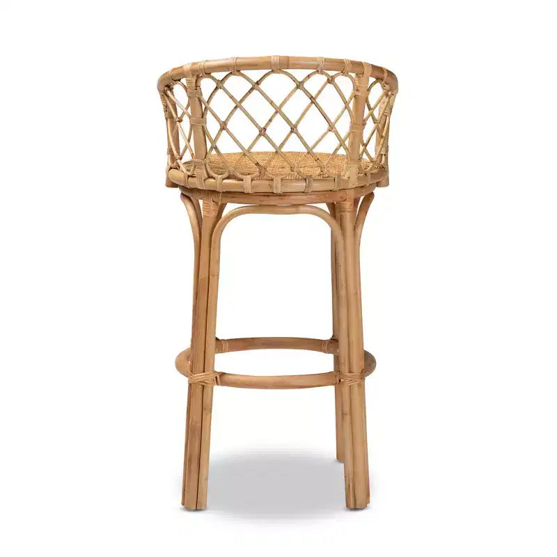 Sgabello da bar Orchard Rattan Naturale/Marrone - bali & pari