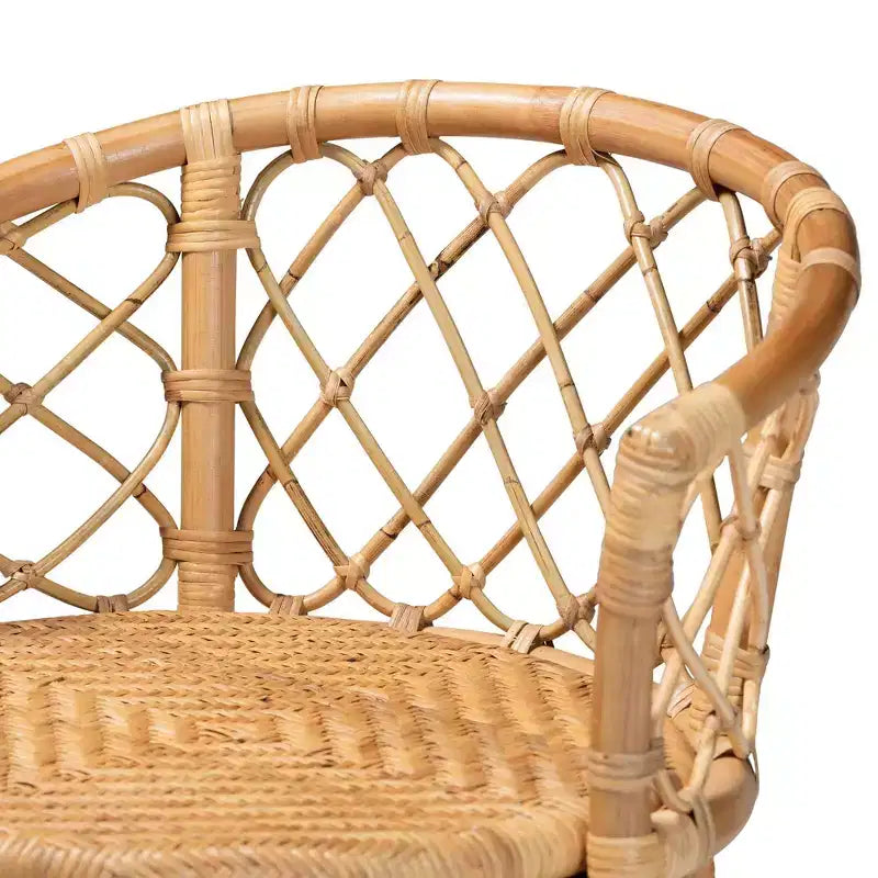 Sgabello da bar Orchard Rattan Naturale/Marrone - bali & pari