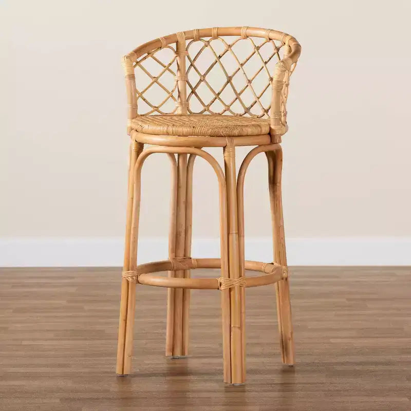 Sgabello da bar Orchard Rattan Naturale/Marrone - bali & pari