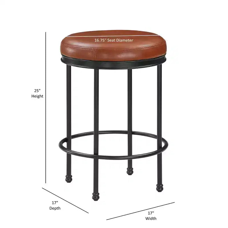 Sgabello da bar ad altezza bancone Comfort Pointe Montecarlo, color caramello