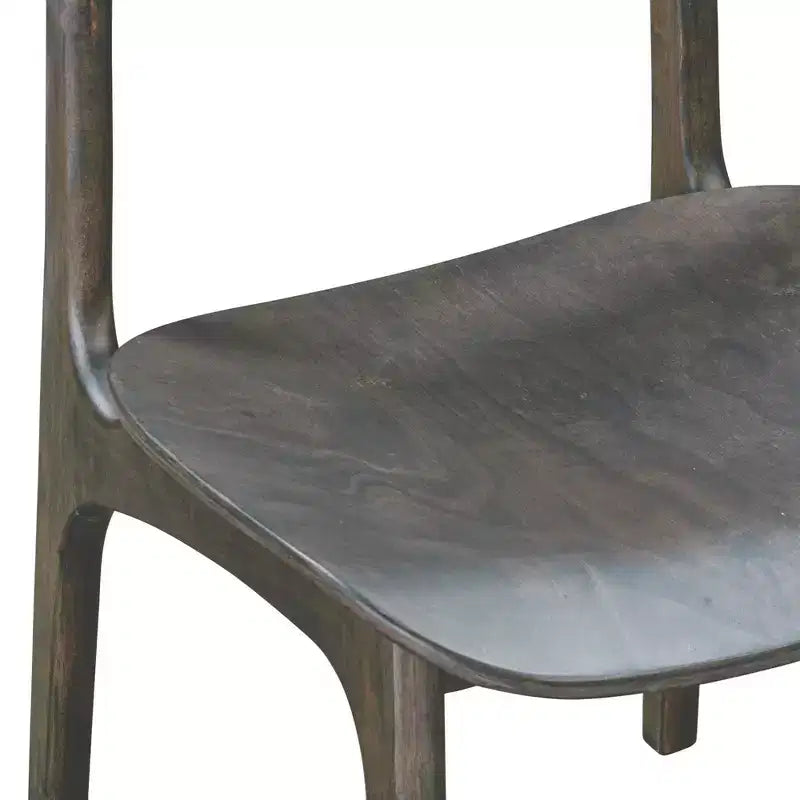 Boraam Set di 2 sedie da pranzo Solvang finitura Carbonite